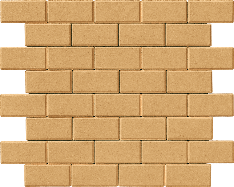 Тротуарна плитка Бруківка 200х100х40 сахара 