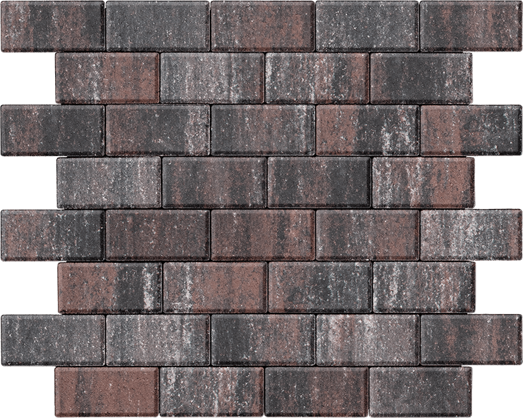 Тротуарна плитка Бруківка 200х100х40 терра 