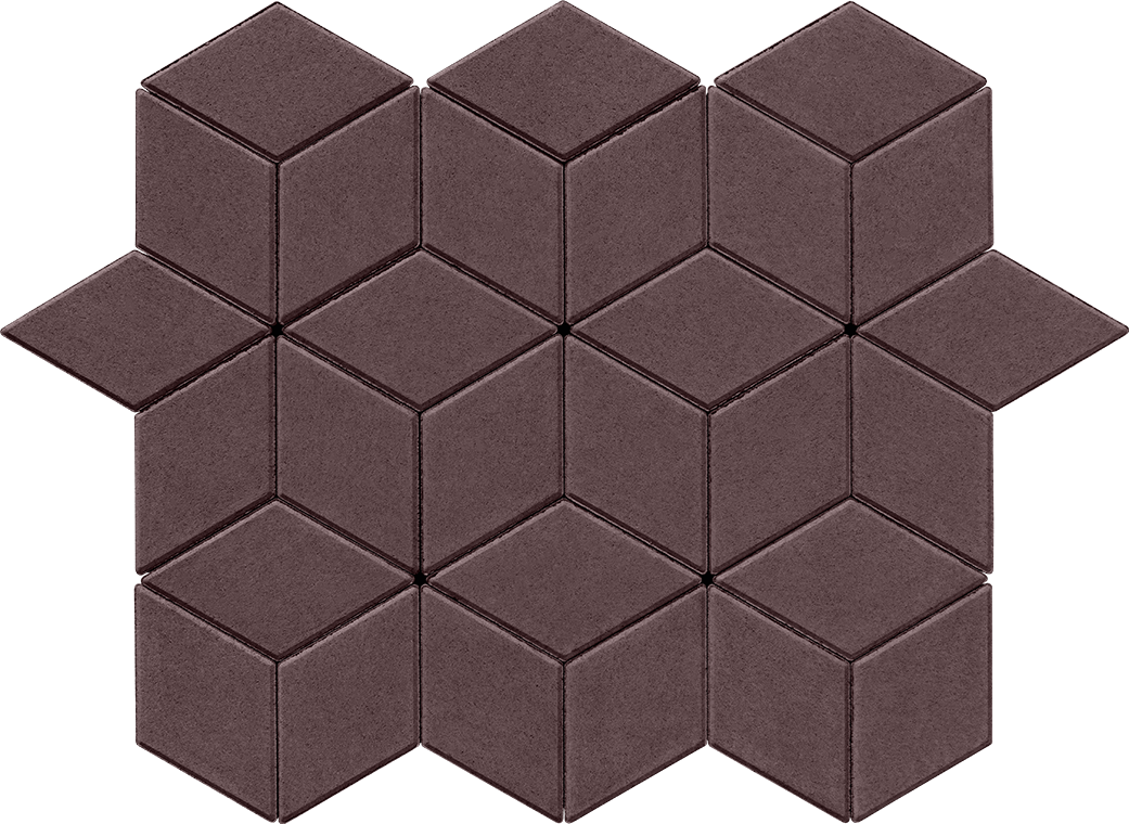 Тротуарна плитка Тротуарна плитка Ромб венге 