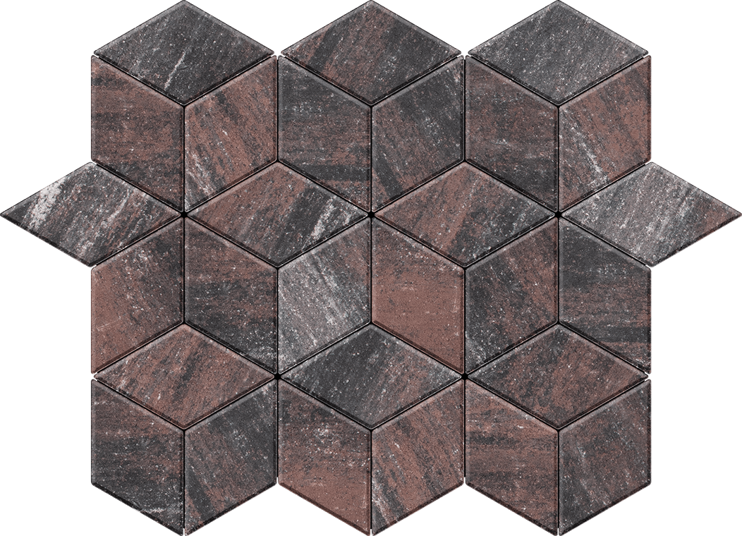 Тротуарна плитка Тротуарна плитка Ромб терра 