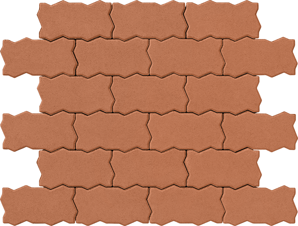 Тротуарная плитка Тротуарная плитка Фалка 300х150х100 янтарь 