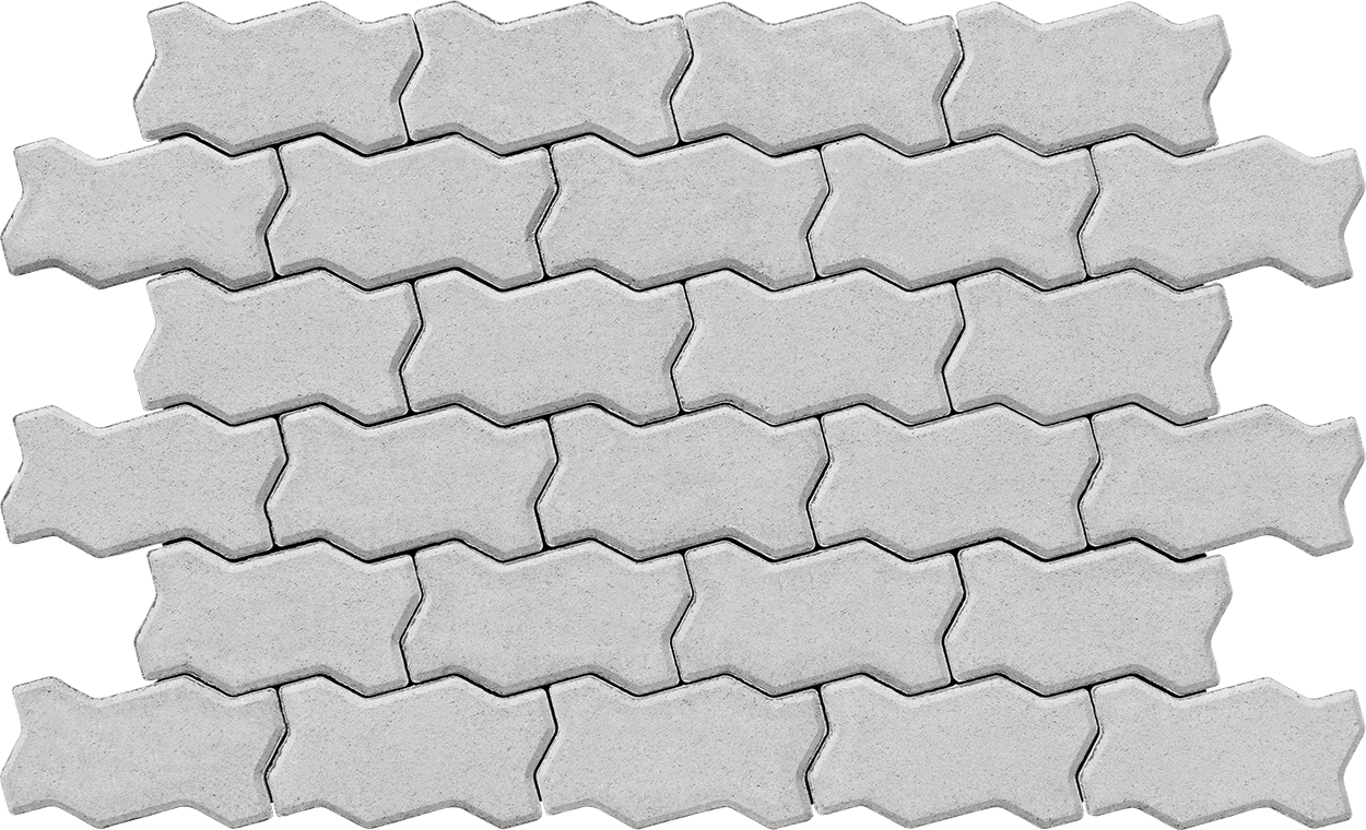 Тротуарная плитка Тротуарная плитка Фалка 240х130х120 жемчужина 