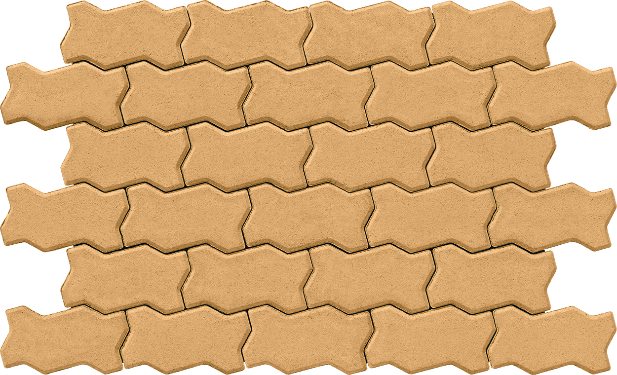 Тротуарная плитка Тротуарная плитка Фалка 240х130х120 сахара 