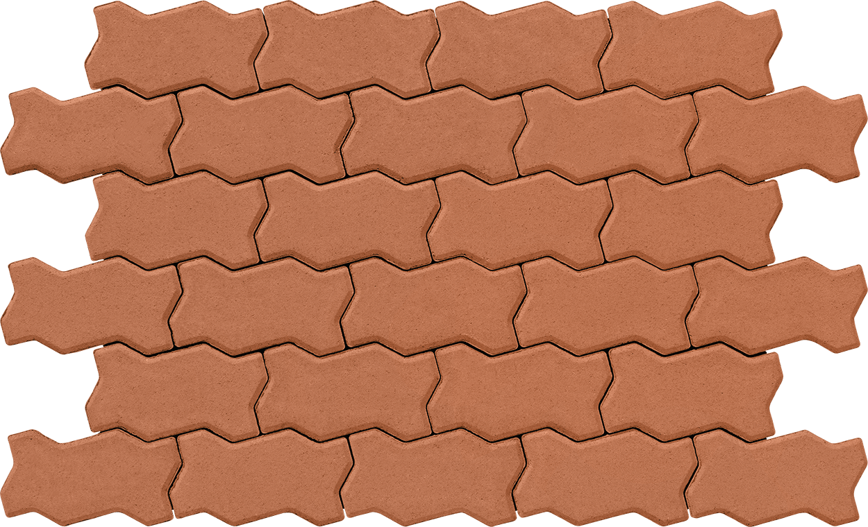 Тротуарная плитка Тротуарная плитка Фалка 240х130х120 янтарь 