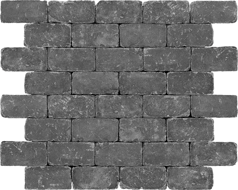 Тротуарная плитка Камень Винтаж 200х100 графит 