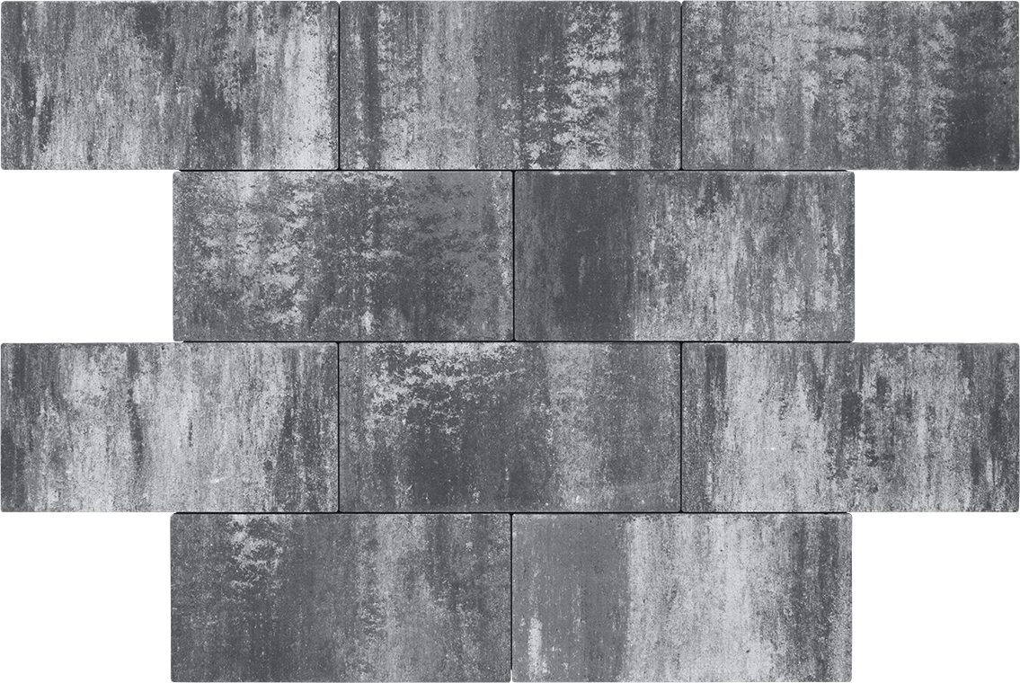 Тротуарна плитка Тротуарна плитка Лайнстоун-80 нуар 