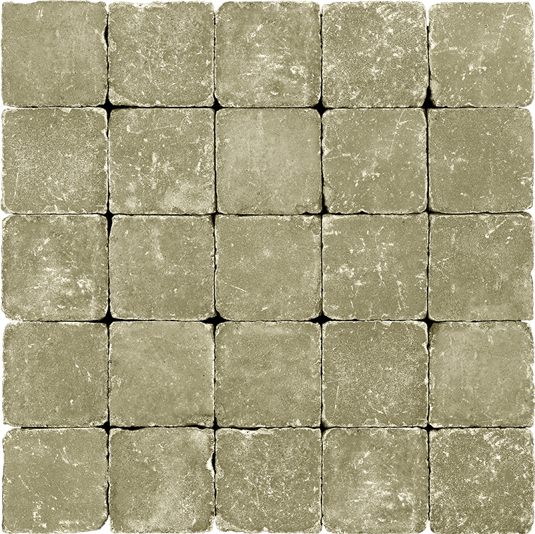 Тротуарна плитка Камінь Вінтаж 150х150 оливка 
