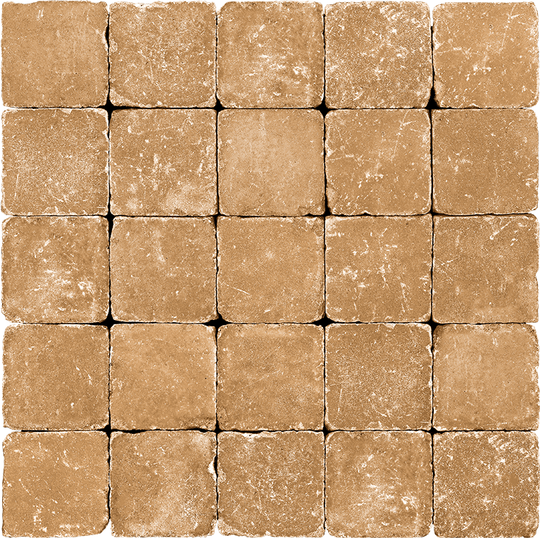 Тротуарна плитка Камінь Вінтаж 150х150 мокко 