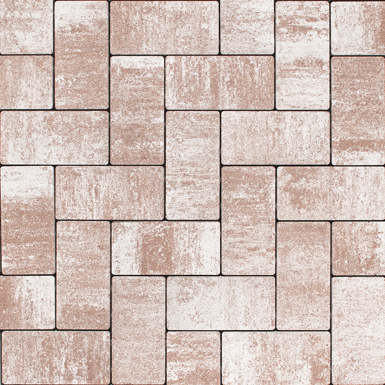 Тротуарна плитка Бруківка 200х100х80 без фаски палермо 