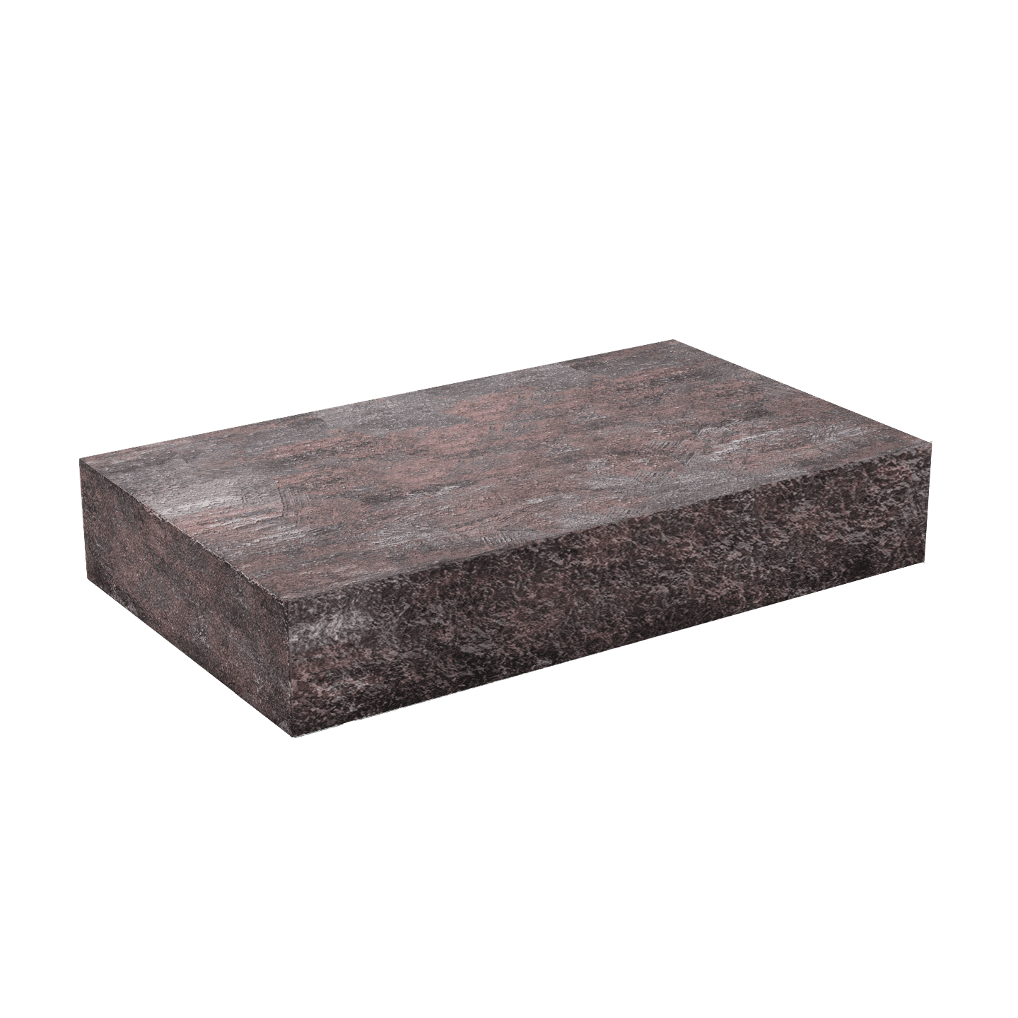 Элементы дизайна Колотая ступенька - 1 колотая сторона 850х500х150 терра 