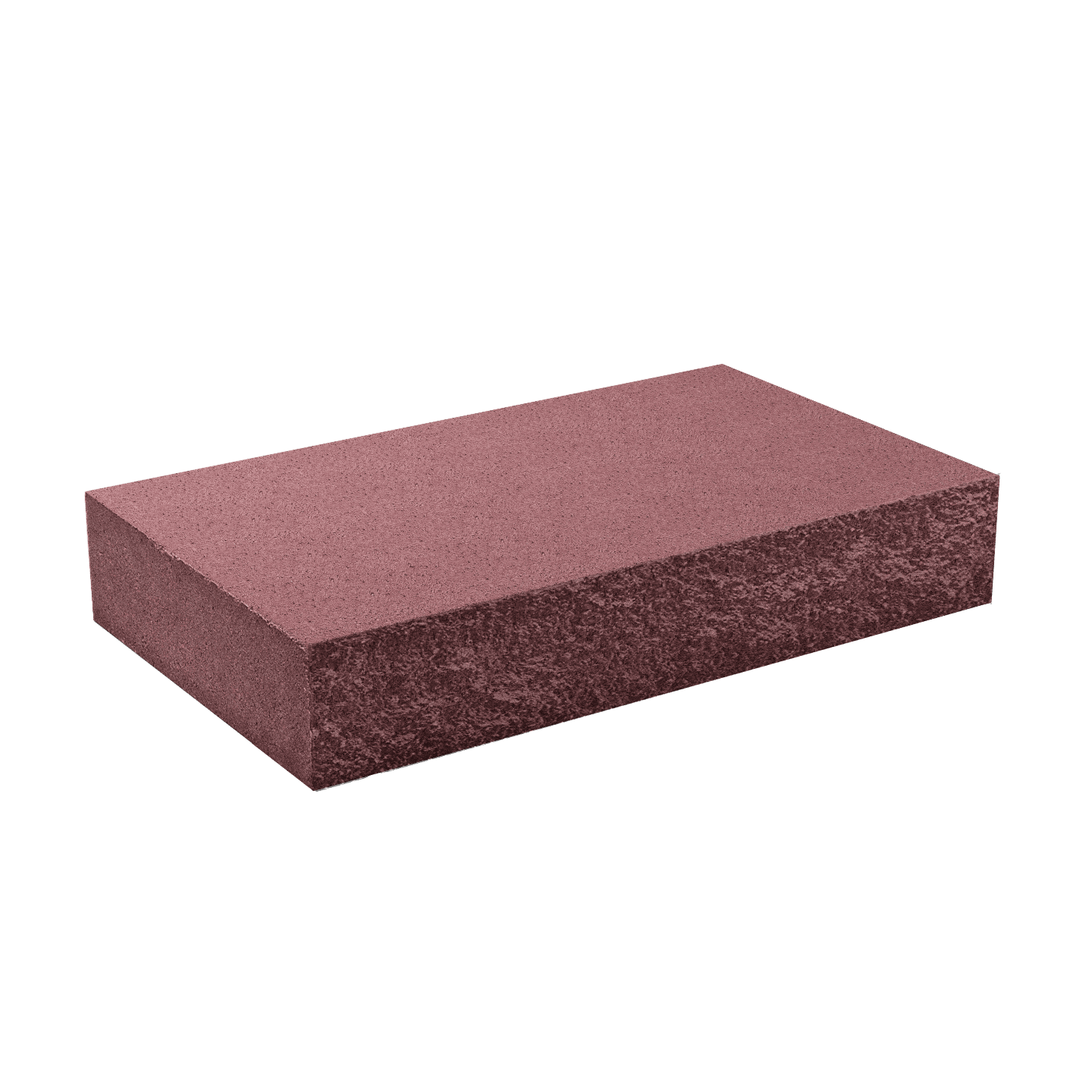 Элементы дизайна Колотая ступенька - 1 колотая сторона 850х500х150 вишня 