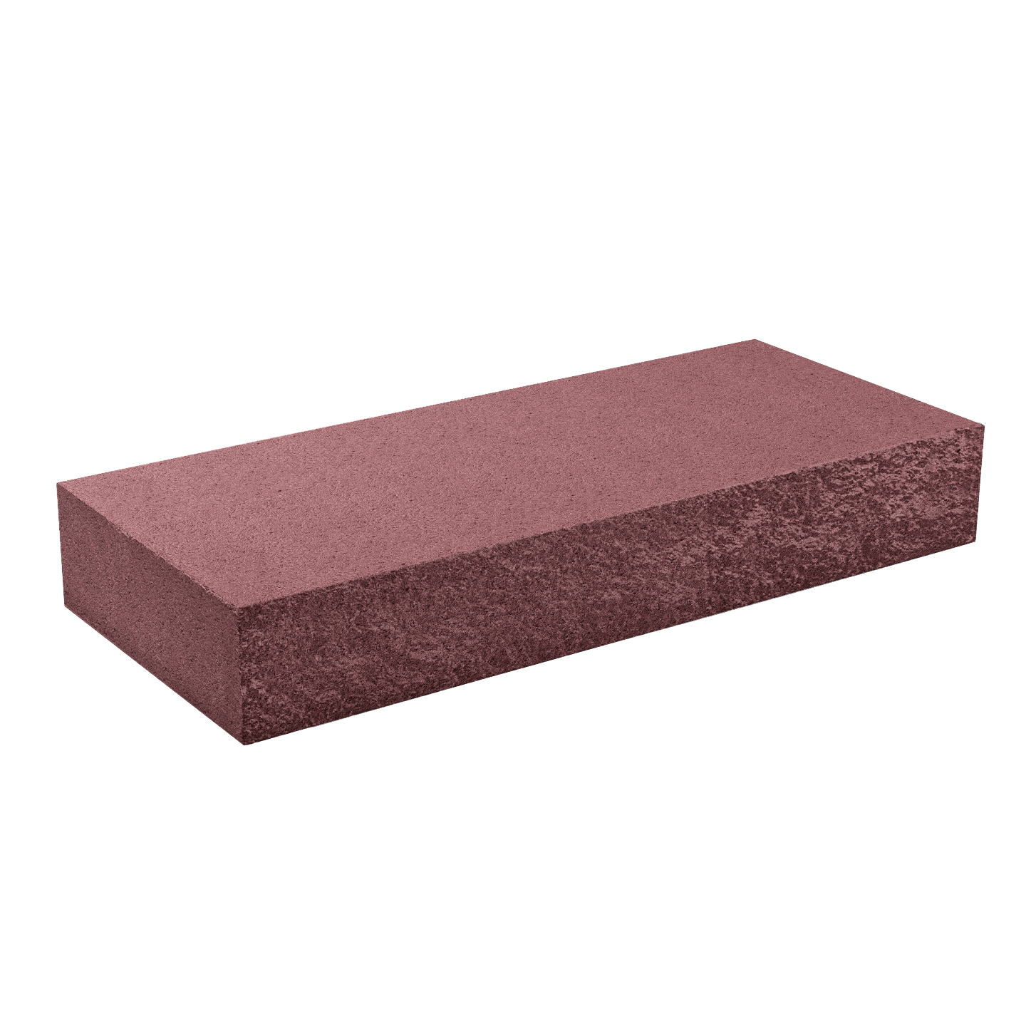 Элементы дизайна Колотая ступенька - 1 колотая сторона 1000х425х150 вишня 