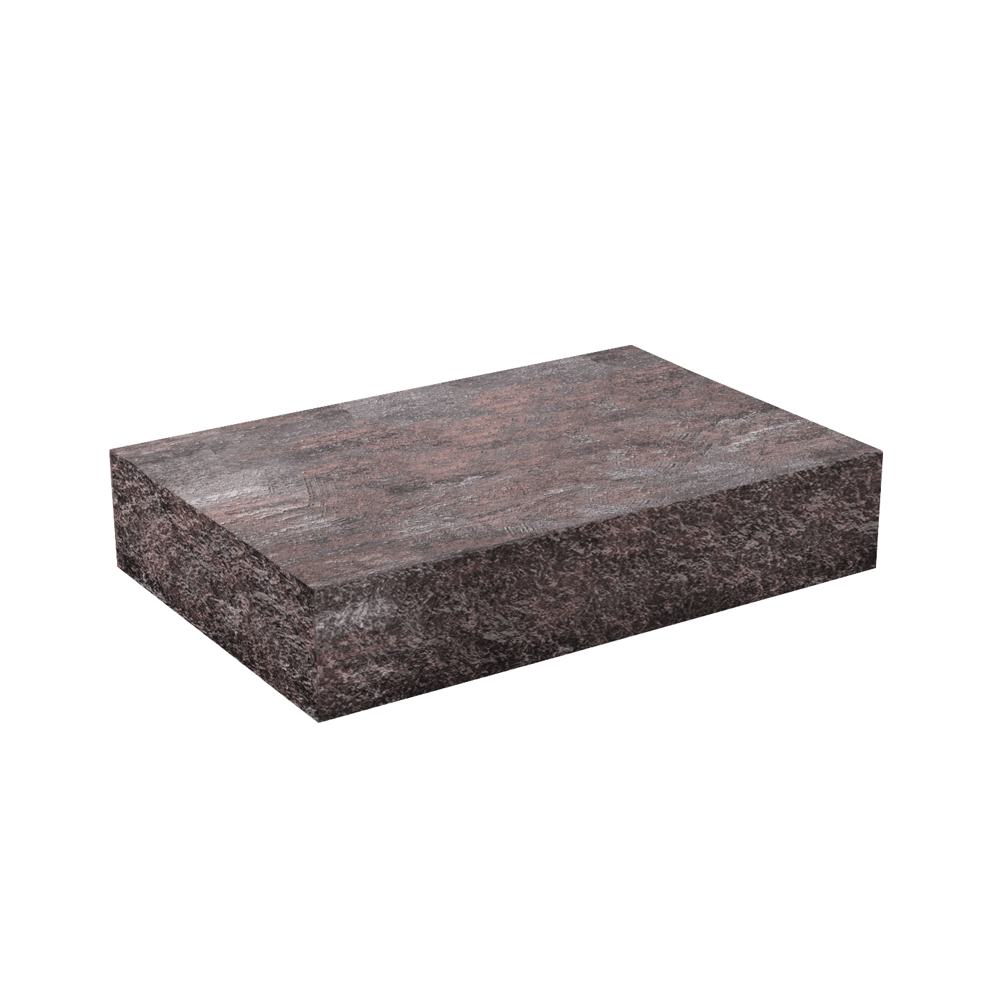 Елементи дизайну Колота сходинка - 3 колоті сторони 750х500х150 терра 