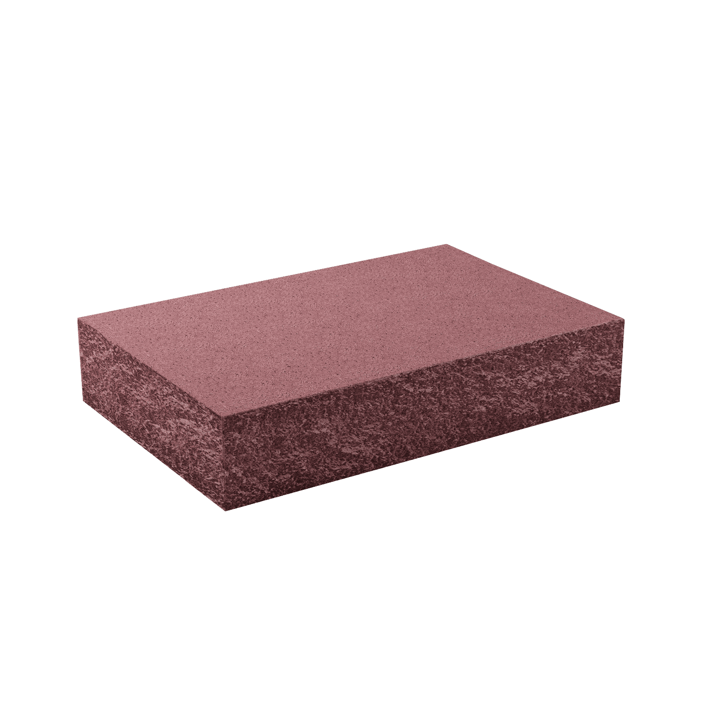 Елементи дизайну Колота сходинка - 3 колоті сторони 750х500х150 вишня 