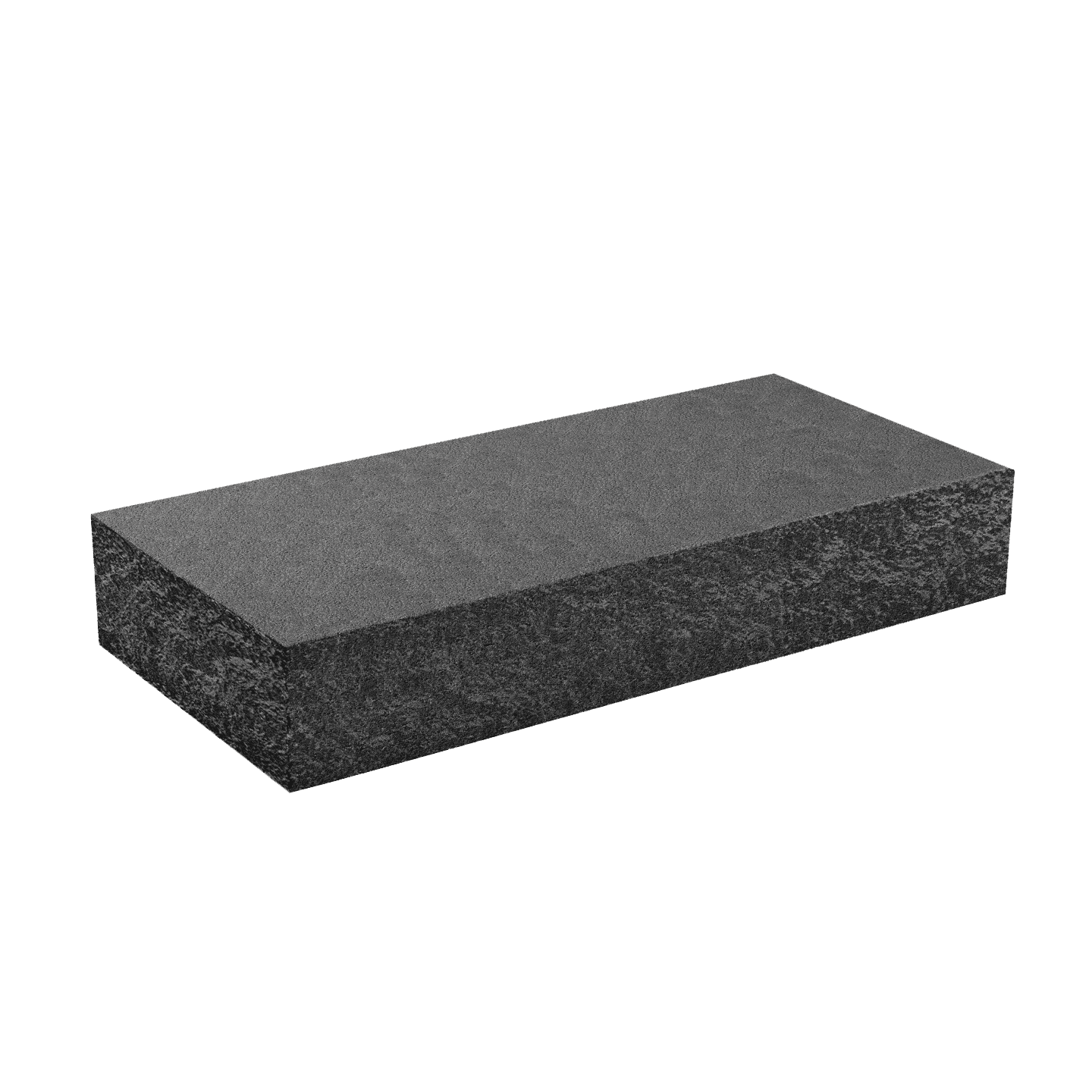 Элементы дизайна Колотая ступенька - 3 колотые стороны 900х425х150 графит 