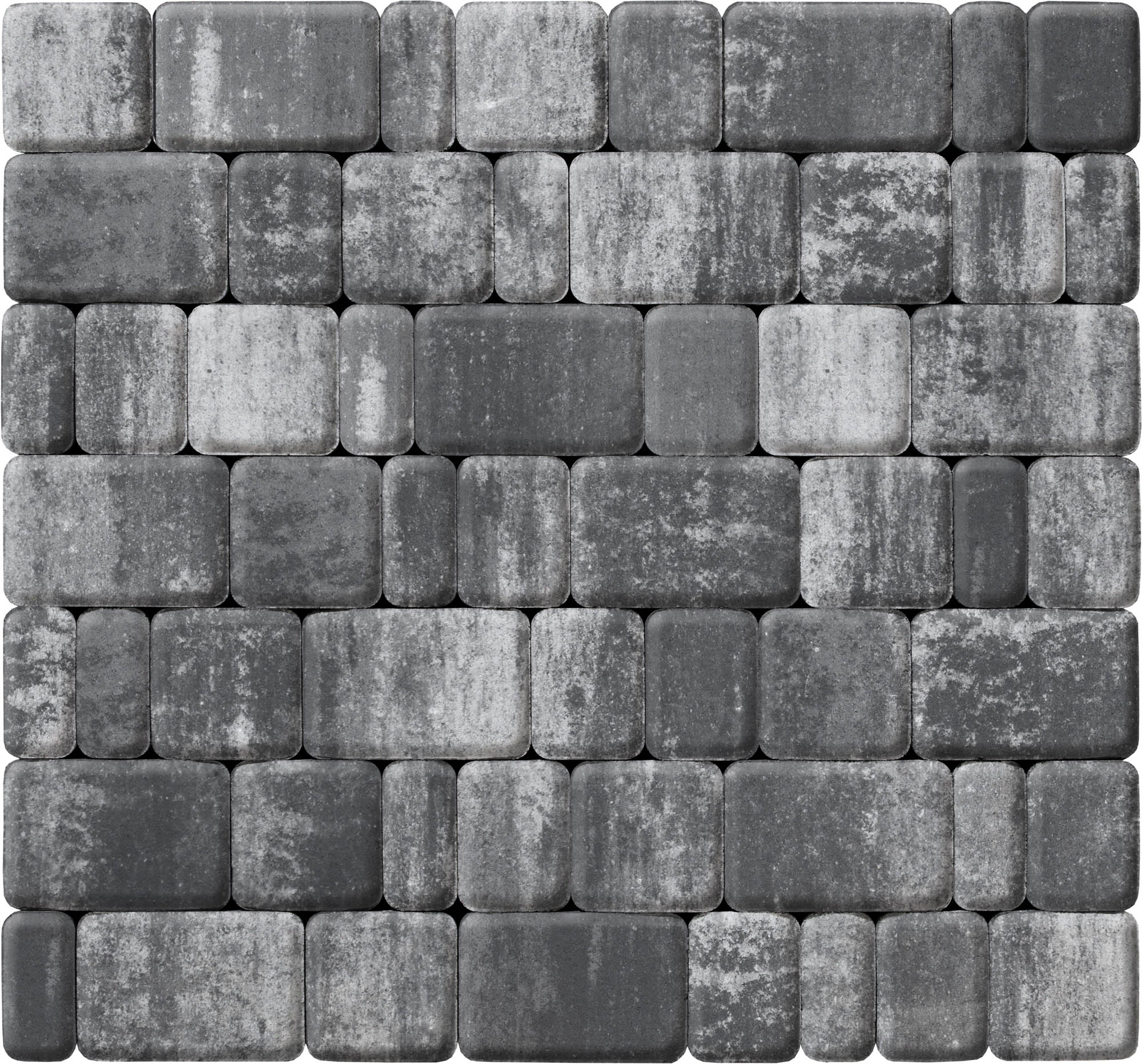 Тротуарная плитка Старый город 40 нуар 