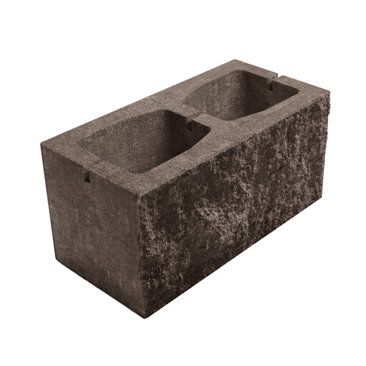 Елементи дизайну Блок з однією колотою стороною 390х190х190 порто 