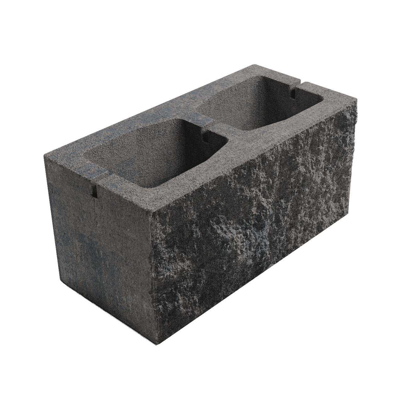 Елементи дизайну Блок з однією колотою стороною 390х190х190 арабіка 