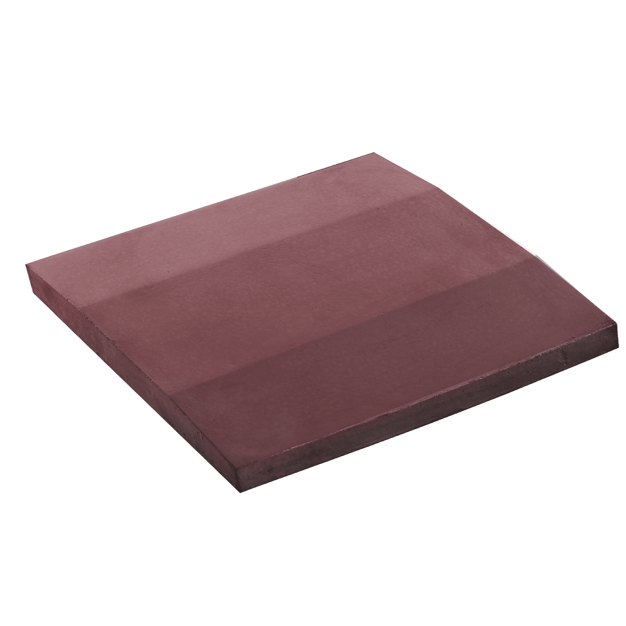 Елементи дизайну Кришка для парканів і колон двосхила зі зрізаним конусом 600х480х60 вишня 