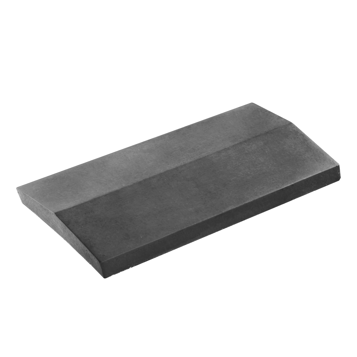 Элементы дизайна Крышка для заборов и колонн двухскатная 600х390х75 графит 