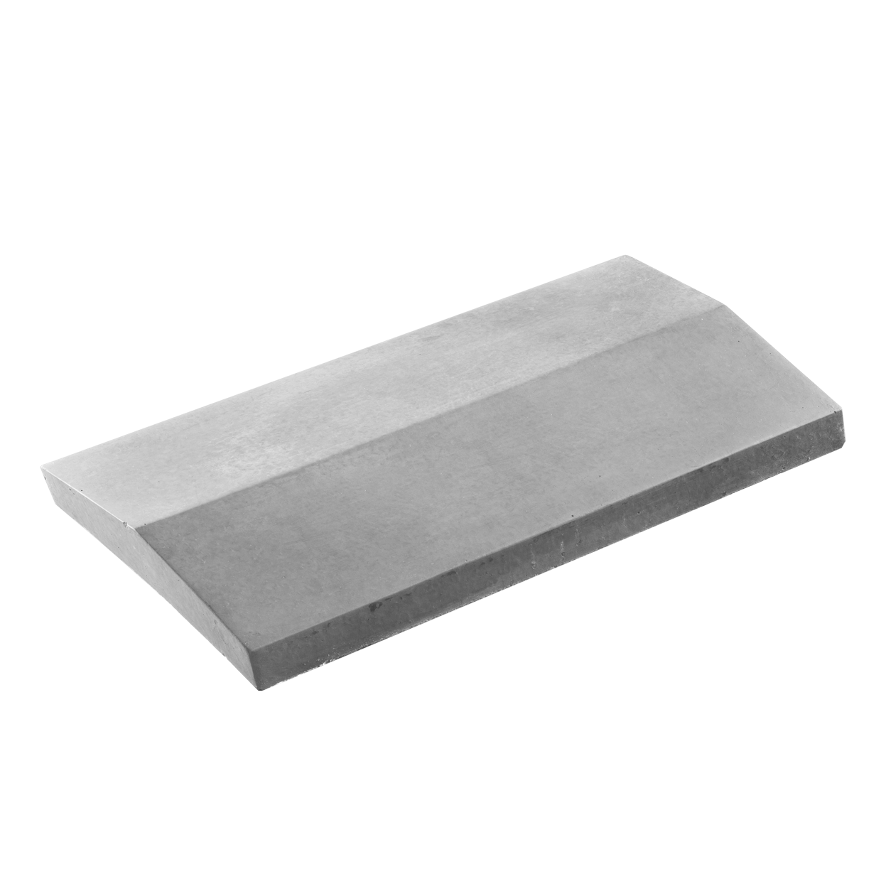 Элементы дизайна Крышка для заборов и колонн двухскатная 600х280х65 серый 