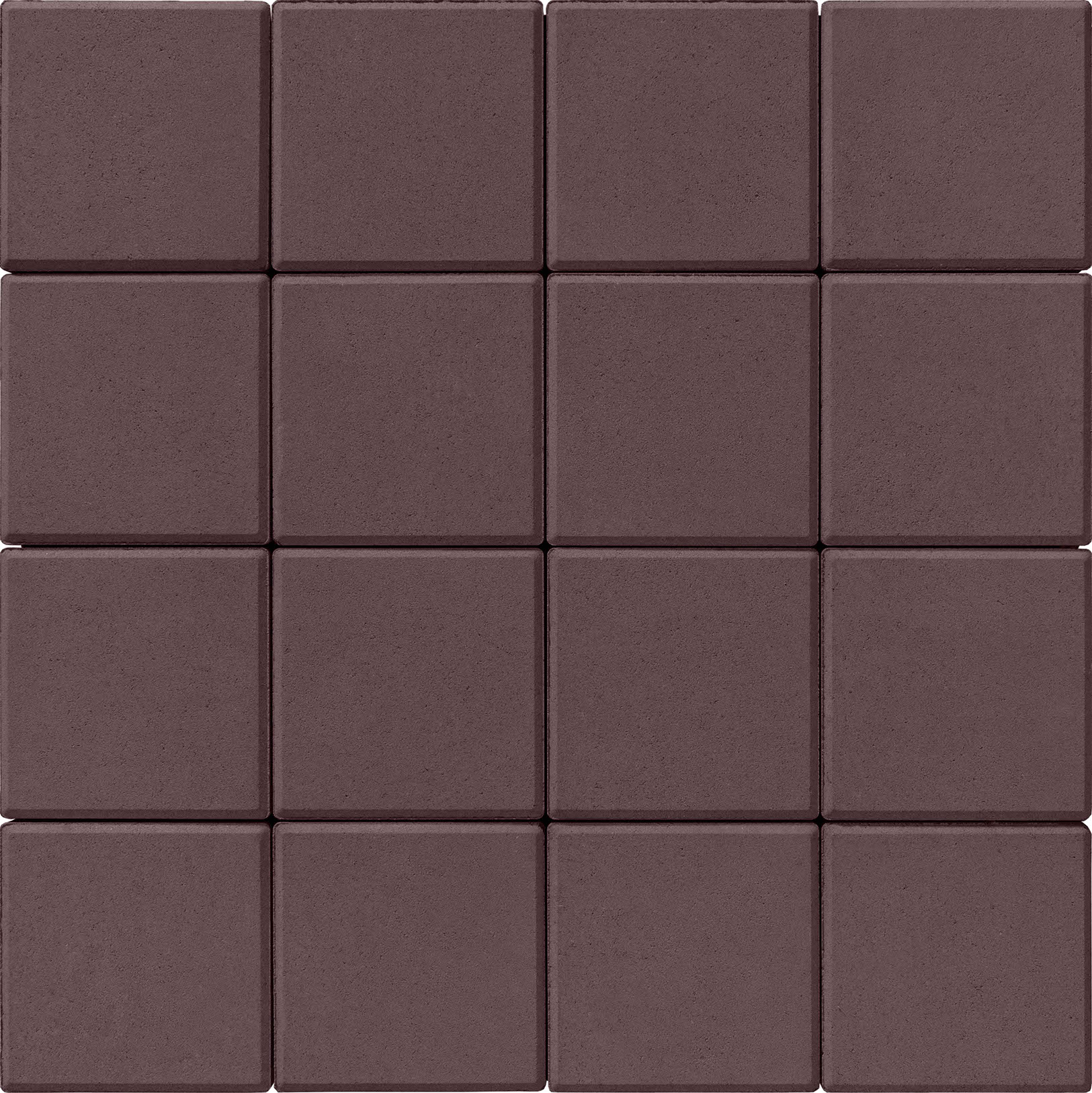 Тротуарна плитка Бруківка 200х200х40 венге 