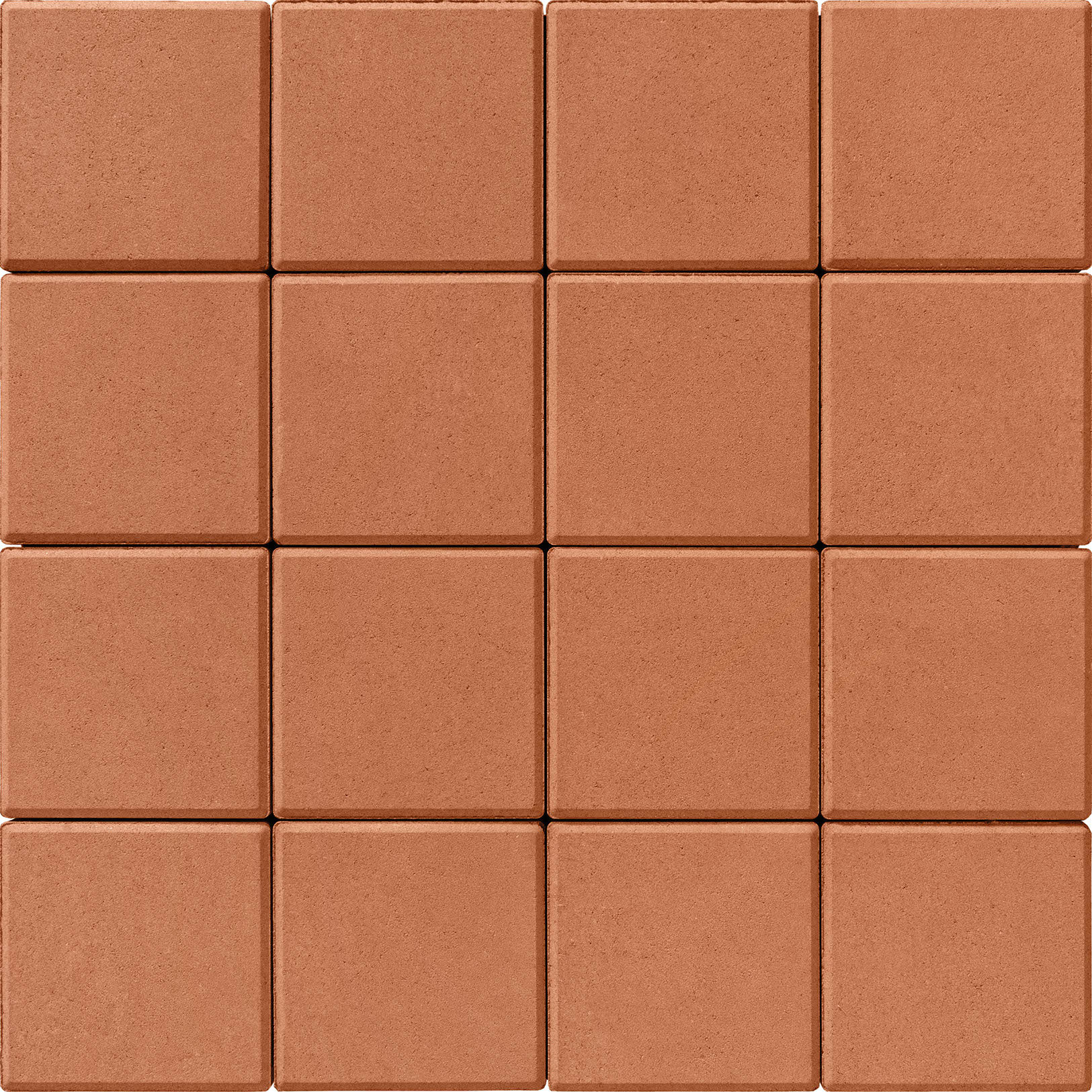 Тротуарна плитка Бруківка 200х200х40 бурштин 