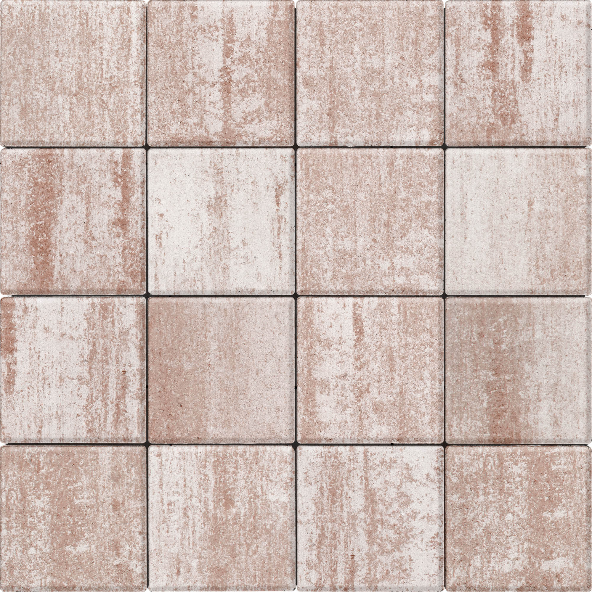 Тротуарна плитка Бруківка 200х200х40 палермо 