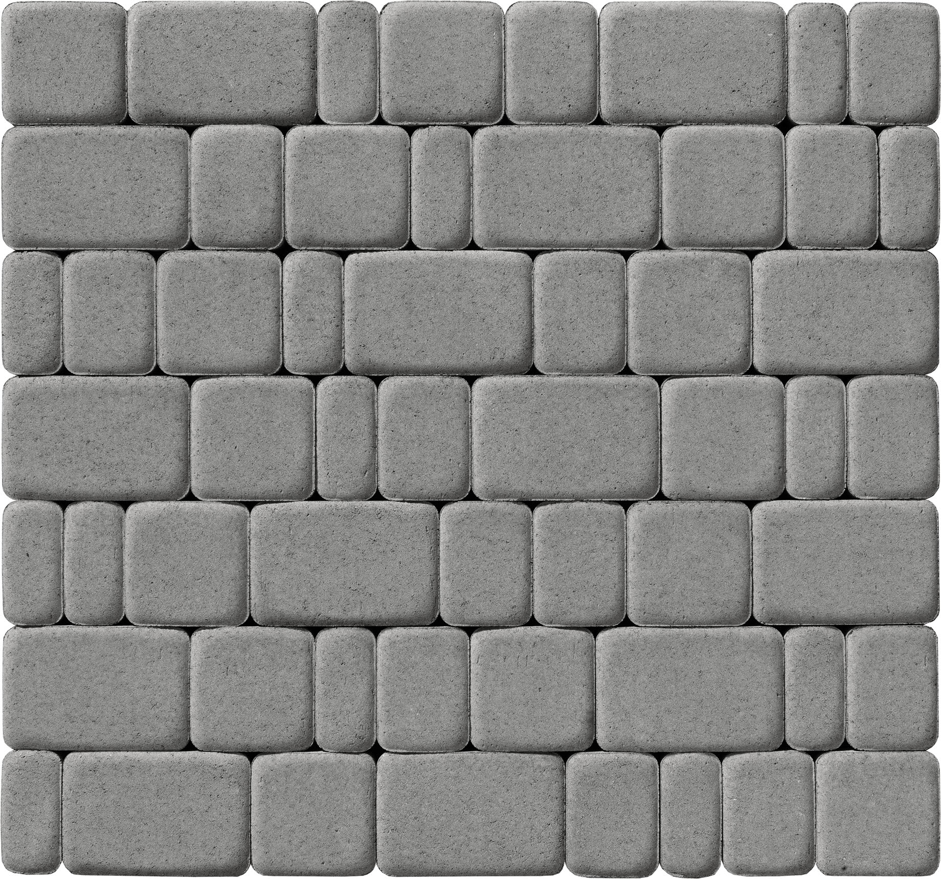 Тротуарна плитка Старе місто 80 сірий 