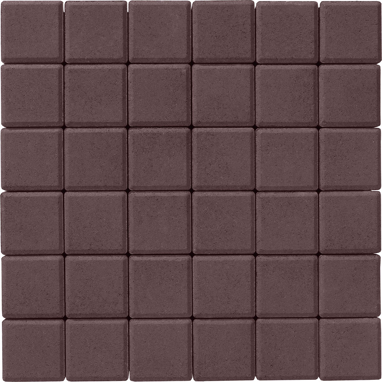 Тротуарная плитка Брусчатка 100х100х40 венге 