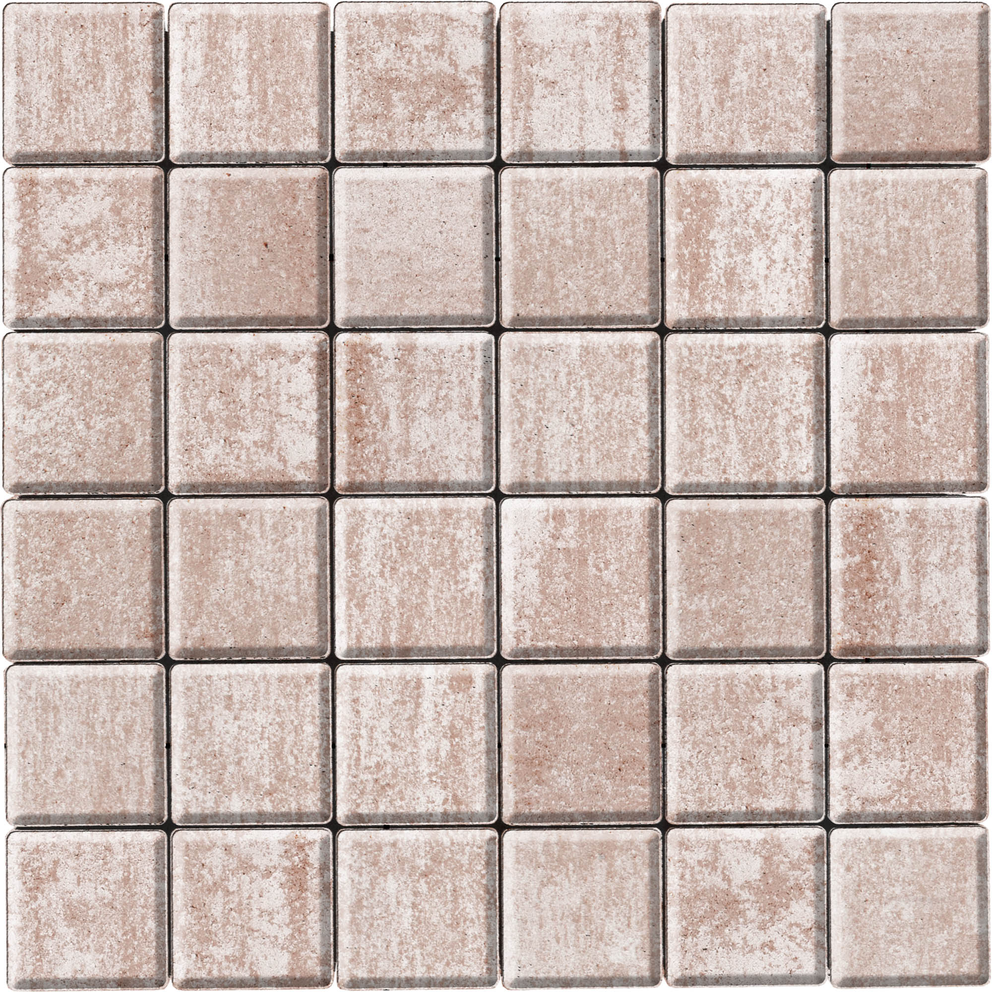 Тротуарная плитка Брусчатка 100х100х40 палермо 