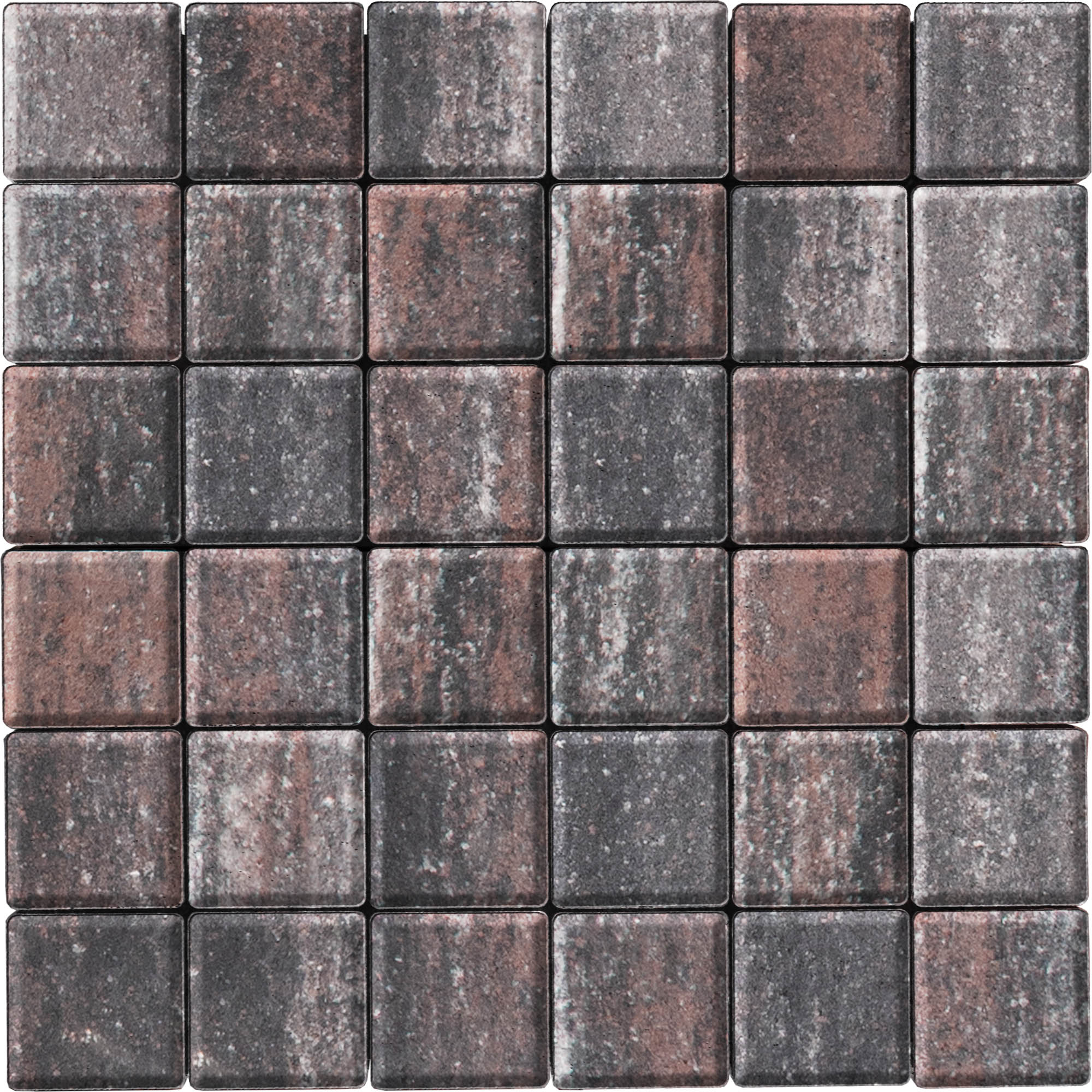 Тротуарная плитка Брусчатка 100х100х40 терра 