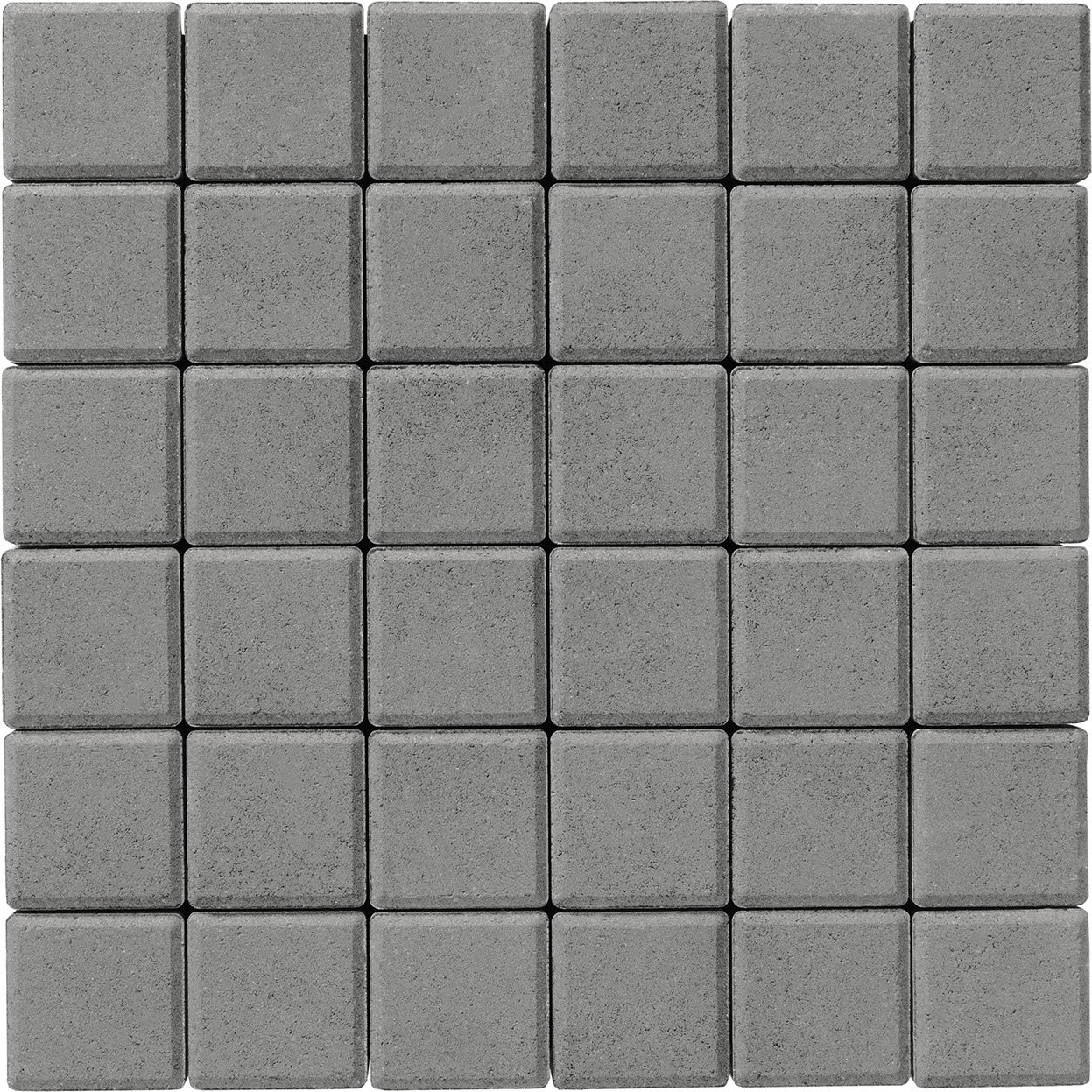 Тротуарна плитка Бруківка 100х100х60 сірий 