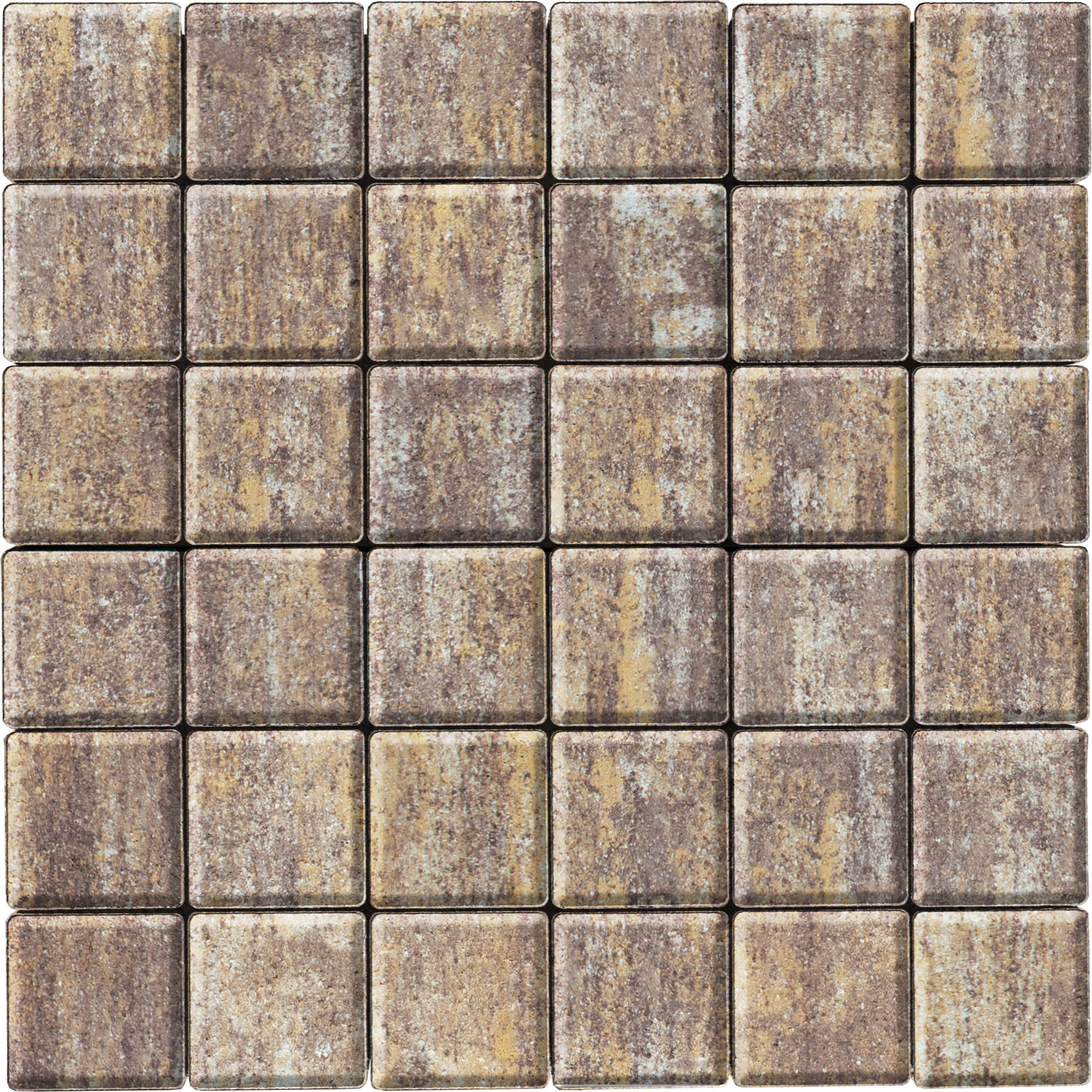 Тротуарна плитка Бруківка 100х100х60 капучино 