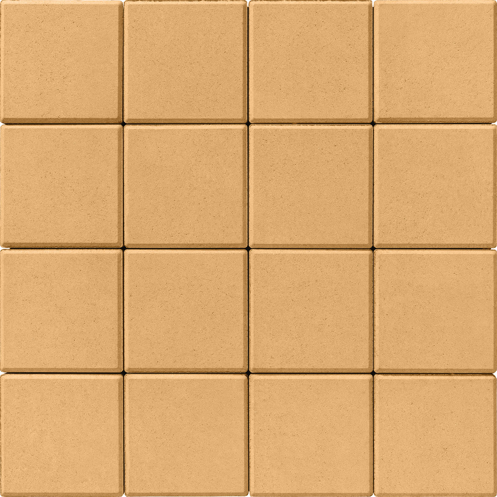 Тротуарная плитка Брусчатка 200х200х60 сахара 