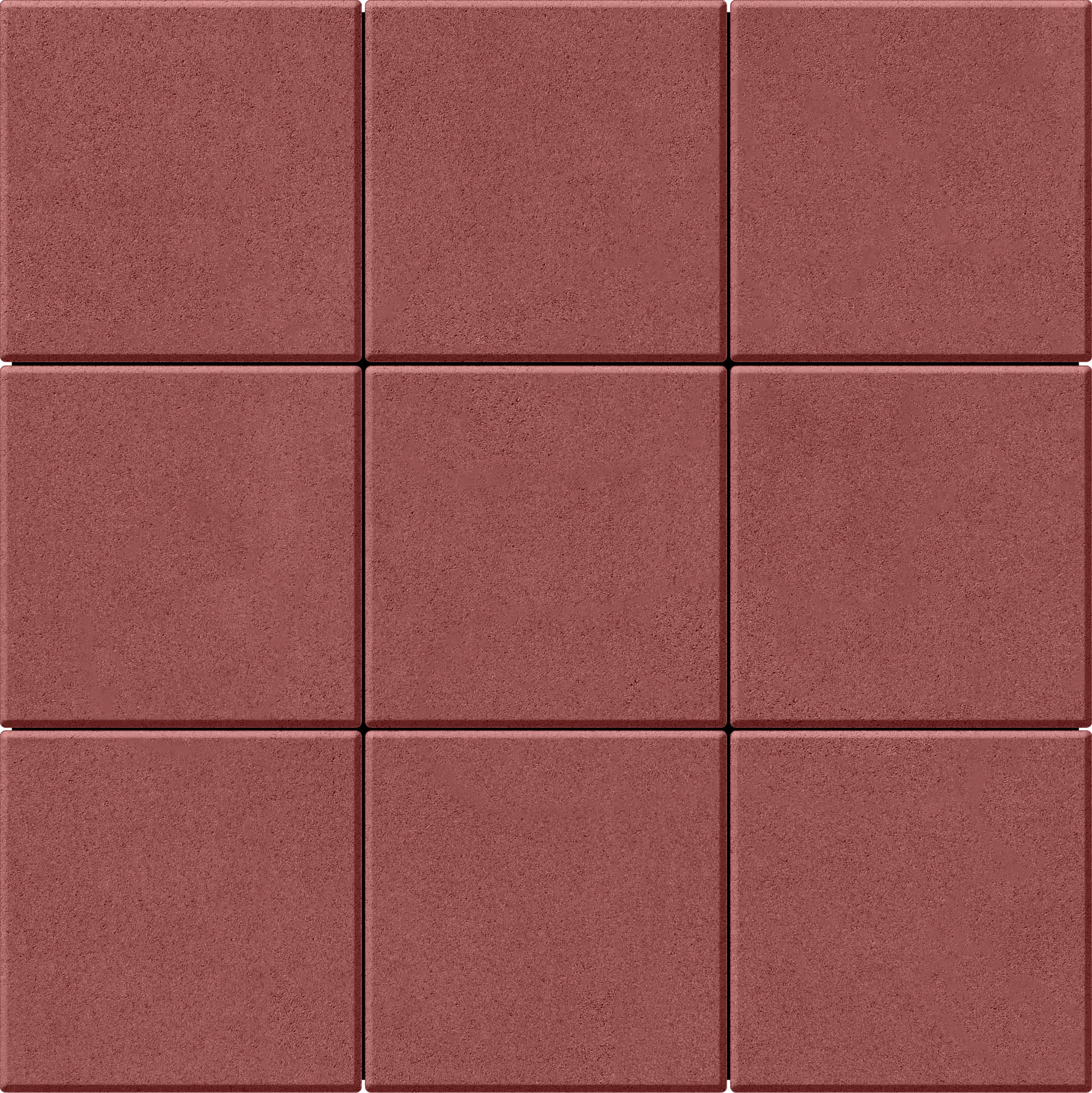 Тротуарна плитка Бруківка 400х400х60 вишня 