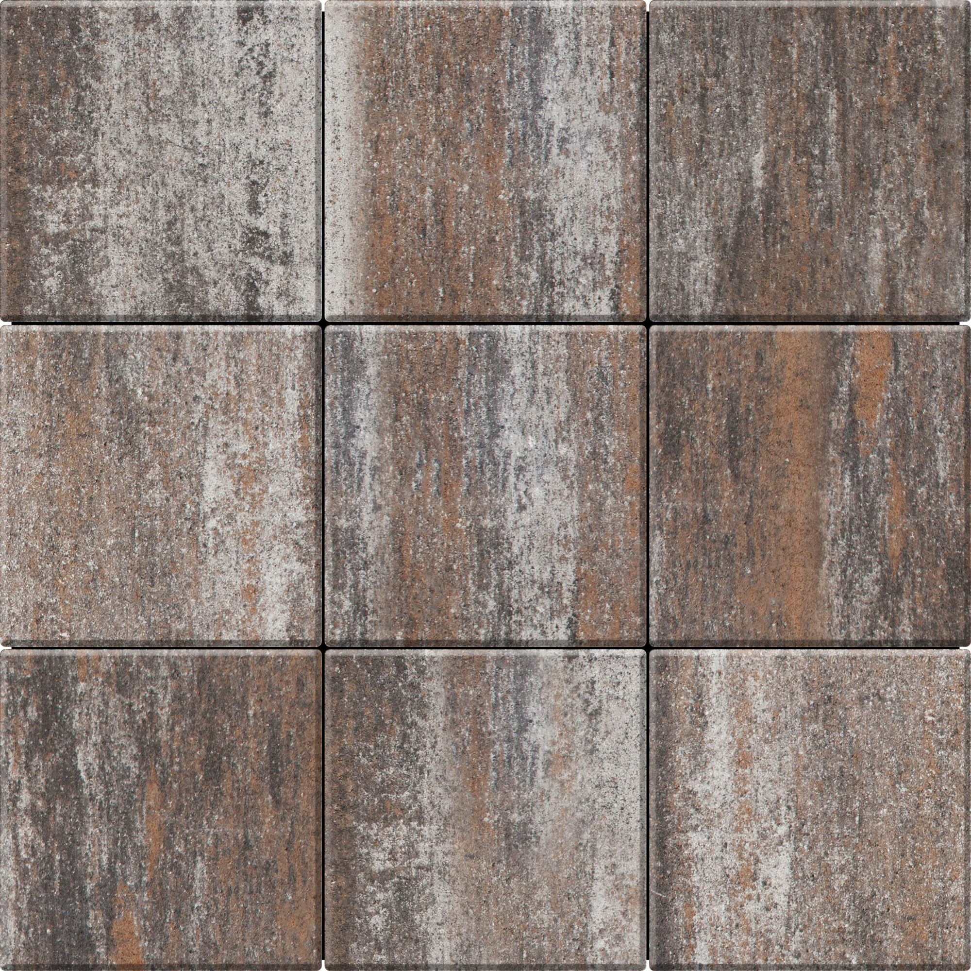 Тротуарна плитка Бруківка 400х400х60 еверест 