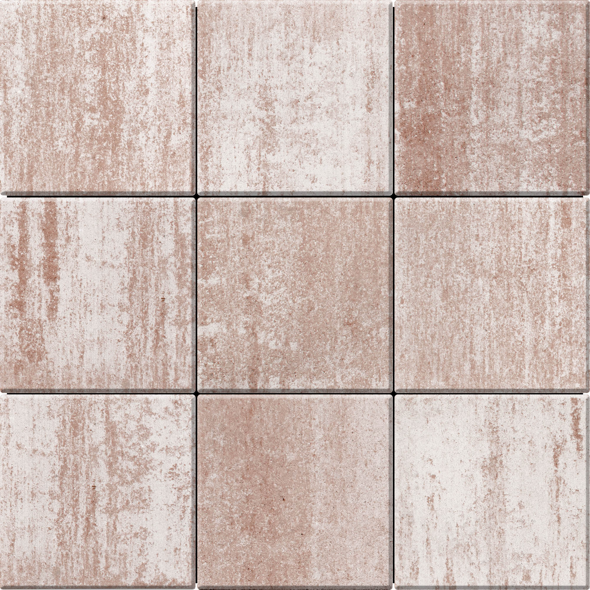 Тротуарна плитка Бруківка 400х400х60 палермо 