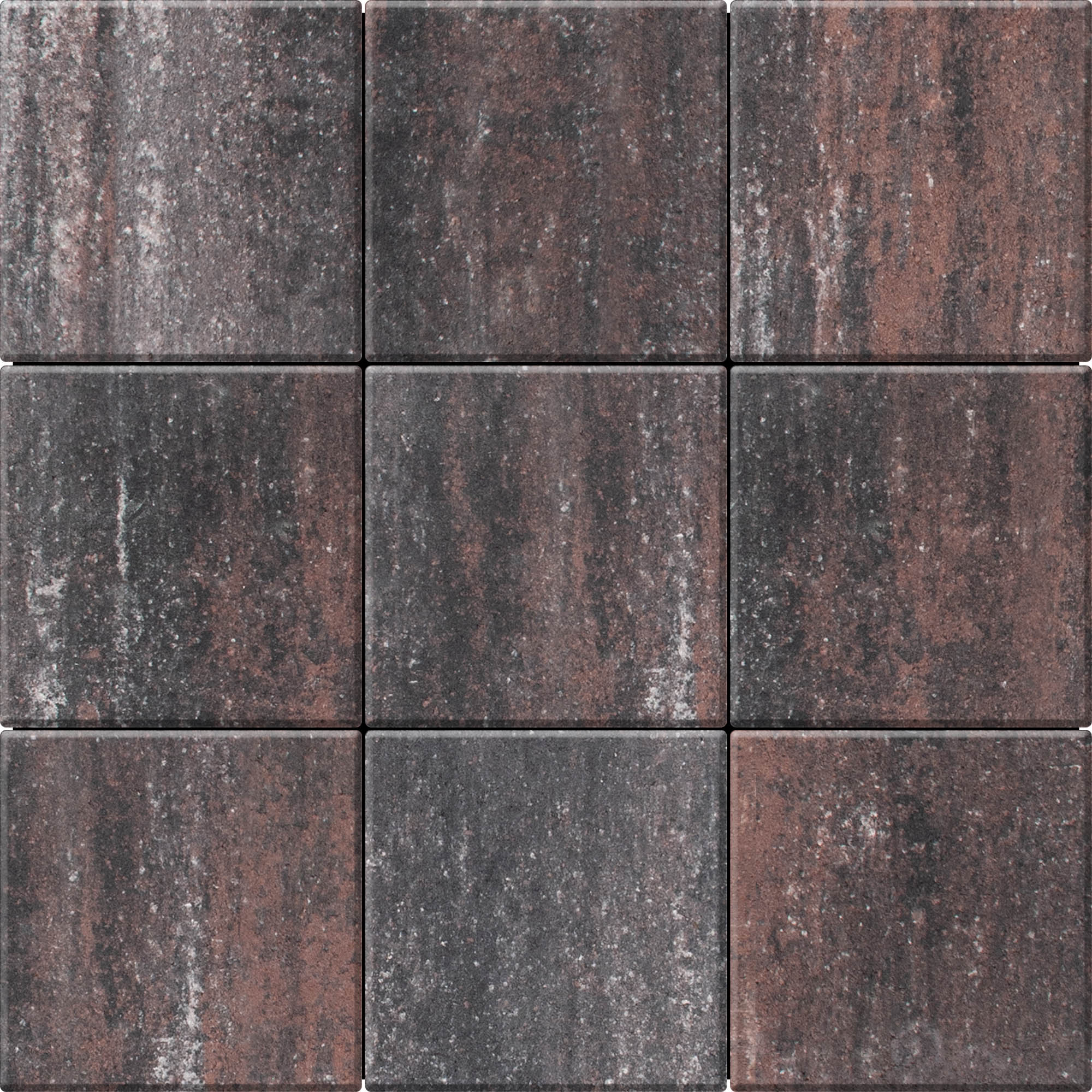 Тротуарна плитка Бруківка 400х400х60 терра 