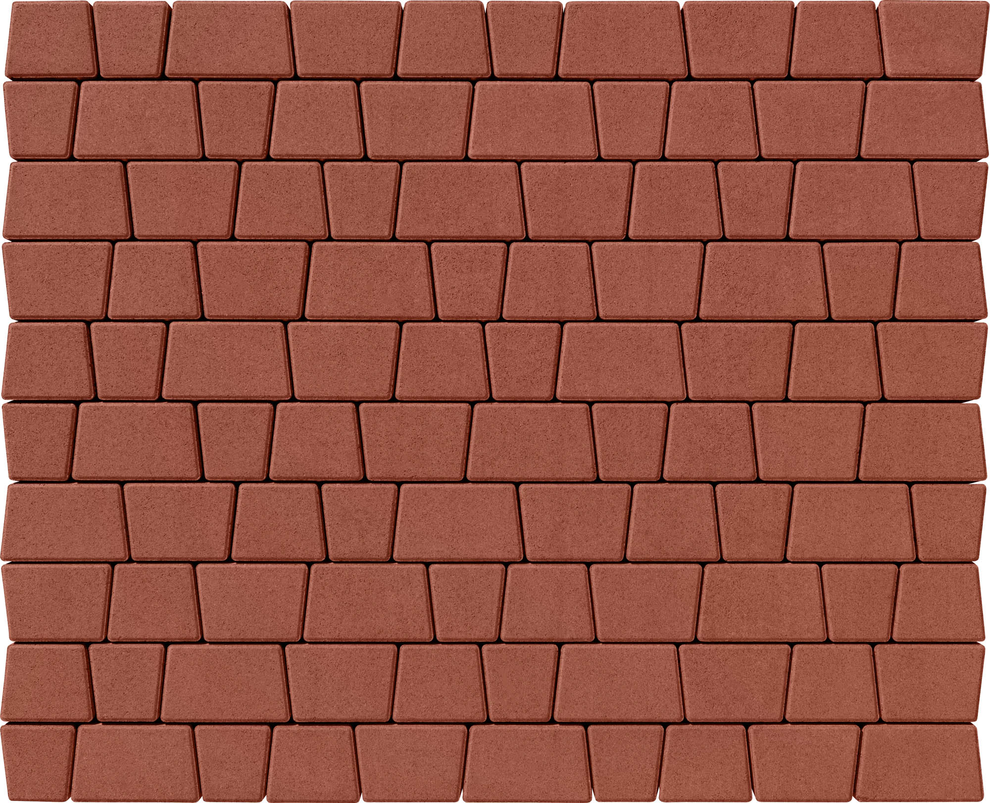 Тротуарна плитка Мозаїка паприка 