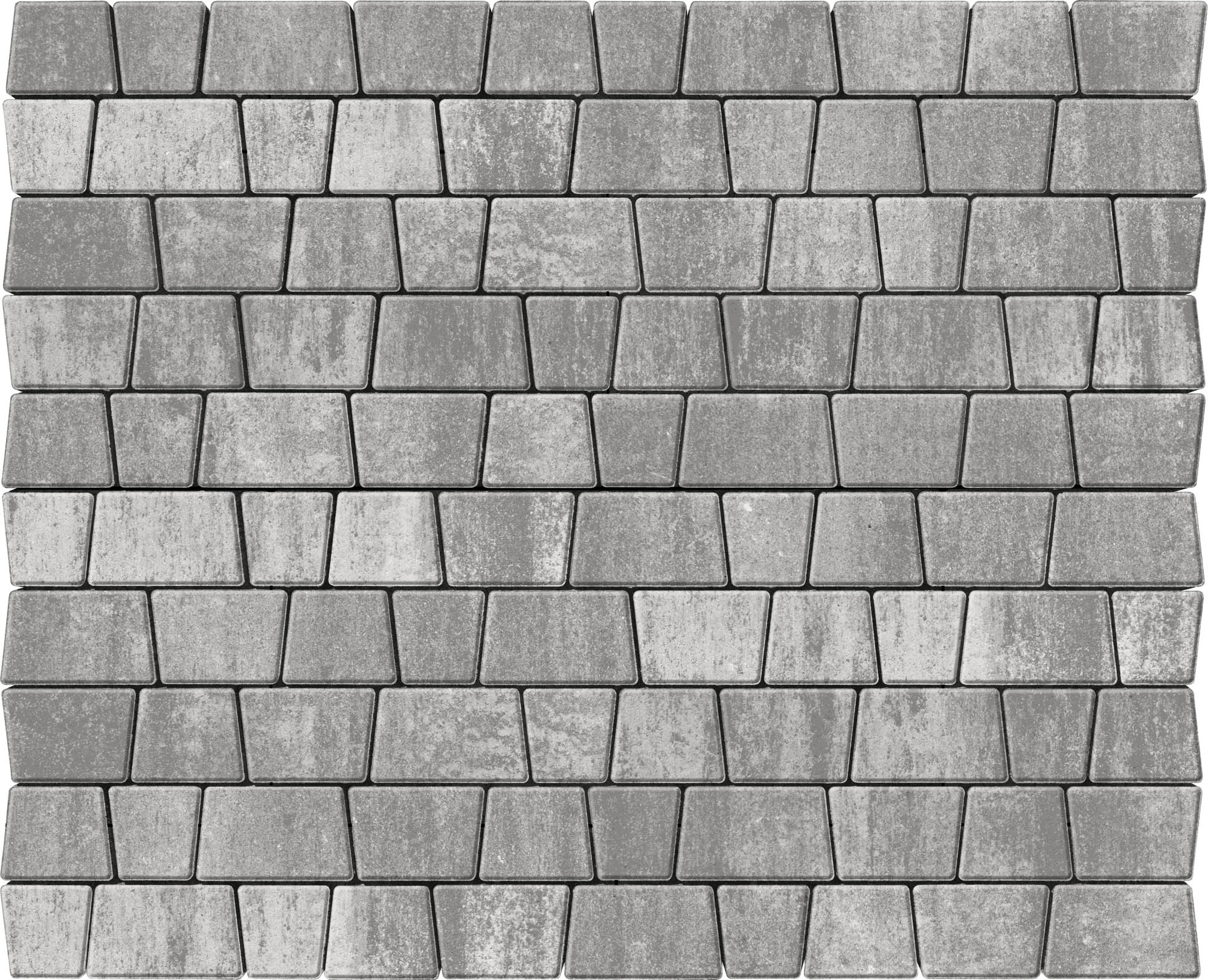 Тротуарна плитка Мозаїка платина 