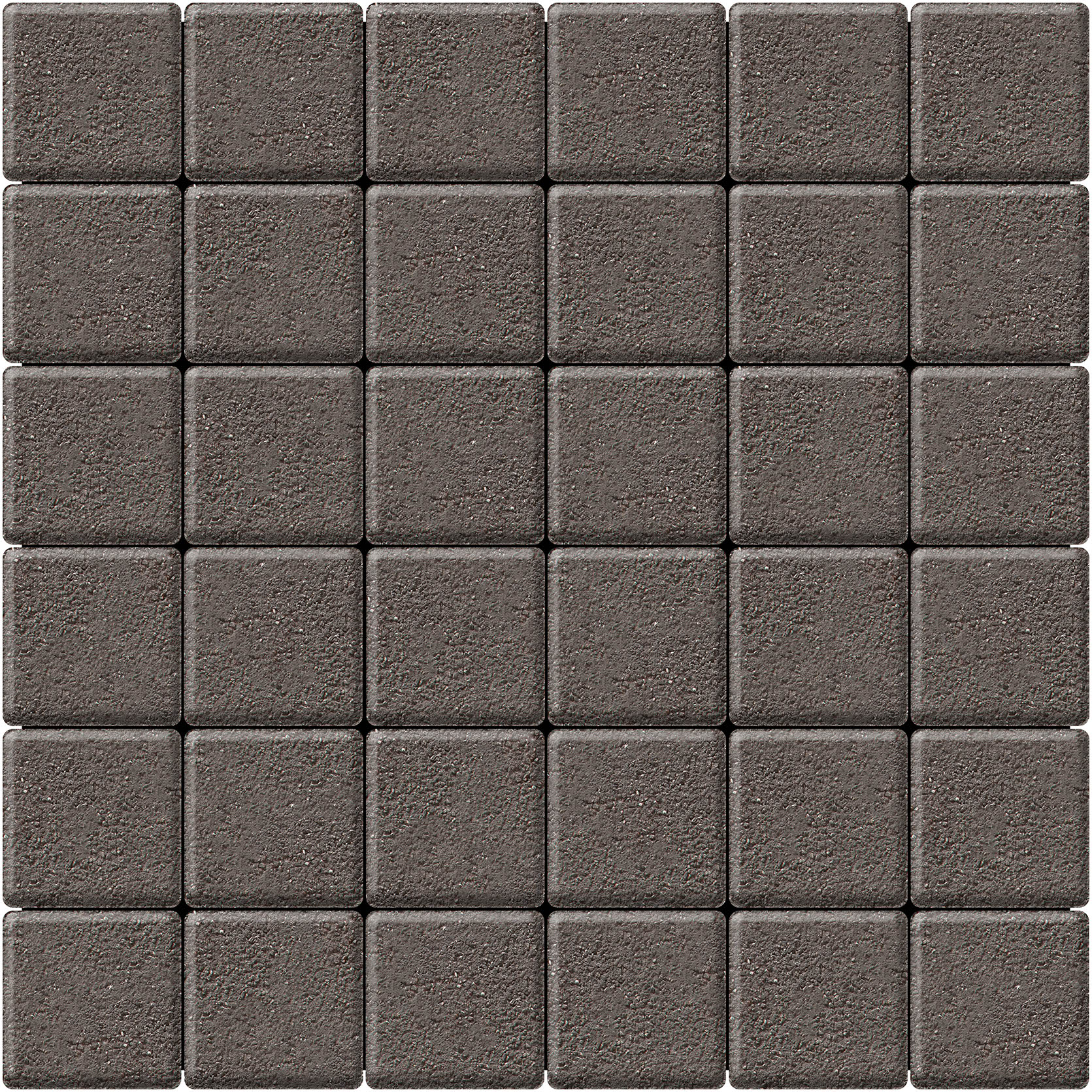 Тротуарная плитка Брусчатка Фьюжн 100х100 габбро 